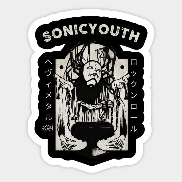 sonic youth Sticker by RAZOR FORCE